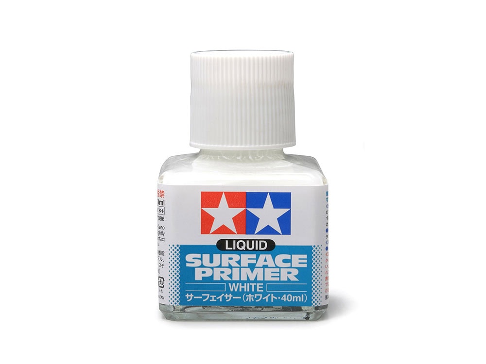 87096_1 Tamiya 87096 Liquid Surface Primer (White/40ml):圖片 1