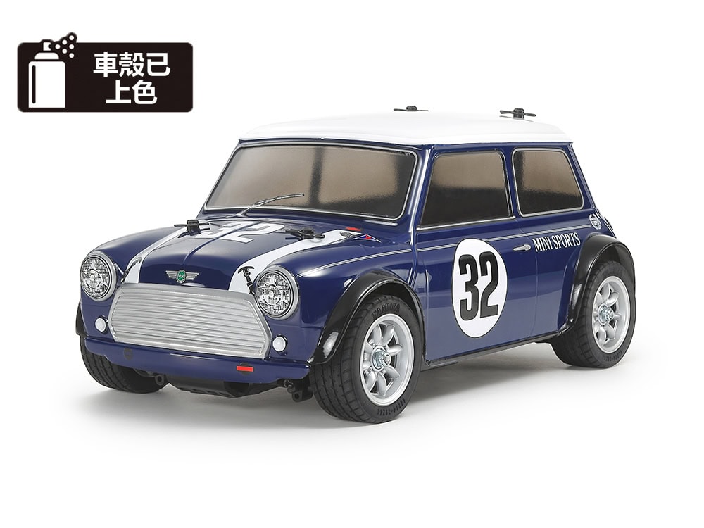 47515_58747_01a Tamiya 47515 1/10 RC Mini Cooper Racing (Blue Painted Body) (MB-01 Chassis):圖片 1