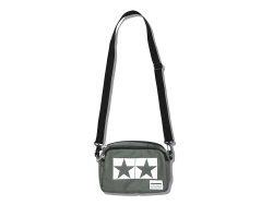 Tamiya 67274-67277 Jun Watanabe Tamiya Logo Shoulder Pouch (Black/Grey/Navy/Khaki)：圖片 3