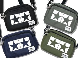 Tamiya 67274-67277 Jun Watanabe Tamiya Logo Shoulder Pouch (Black/Grey/Navy/Khaki)