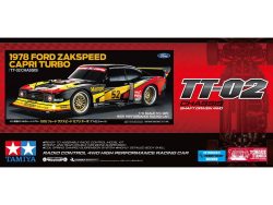 Tamiya 47526 1/10 RC 1978 Ford Zakspeed Capri Turbo (TT-02 Chassis)：圖片 2