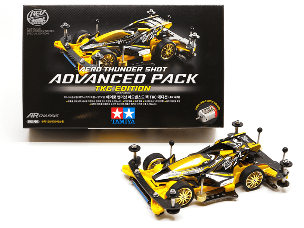 92461_1a Tamiya 92461 1/32 Mini 4WD Aero Thunder Shot Advanced Pack TKC Edition (AR Chassis):圖片 1