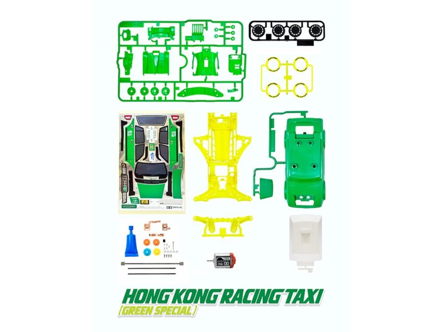 Tamiya 92464 1/32 Mini 4WD Hong Kong Racing Taxi (Green Special) (FM-A Chassis)：圖片 3