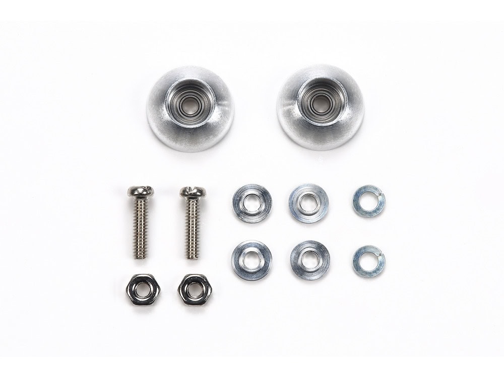 Tamiya 95709 HG 11mm Aluminum Ball-Race Rollers (Bowl Type) - 田宮