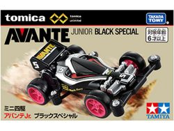 Tomica X Tamiya TOM 92687 Tomica-Premium unlimited Mini 4WD Avante Jr. Black Special