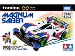 Tomica X Tamiya TOM 91568 Tomica-Premium unlimited Mini 4WD Magnum Saber (2024)