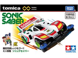 Tomica X Tamiya TOM 91569 Tomica-Premium unlimited Mini 4WD Sonic Saber (2024)