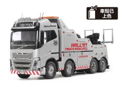 Tamiya 47528 1/14 RC Volvo FH16 Globetrotter 750 8x4 Tow Truck (Silver Edition)