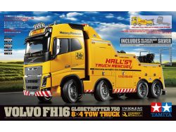 Tamiya 47528 1/14 RC Volvo FH16 Globetrotter 750 8x4 Tow Truck (Silver Edition)：圖片 2