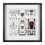 Tamiya 21227 1/24 LEXUS LFA (Whitest White) Parts Panel