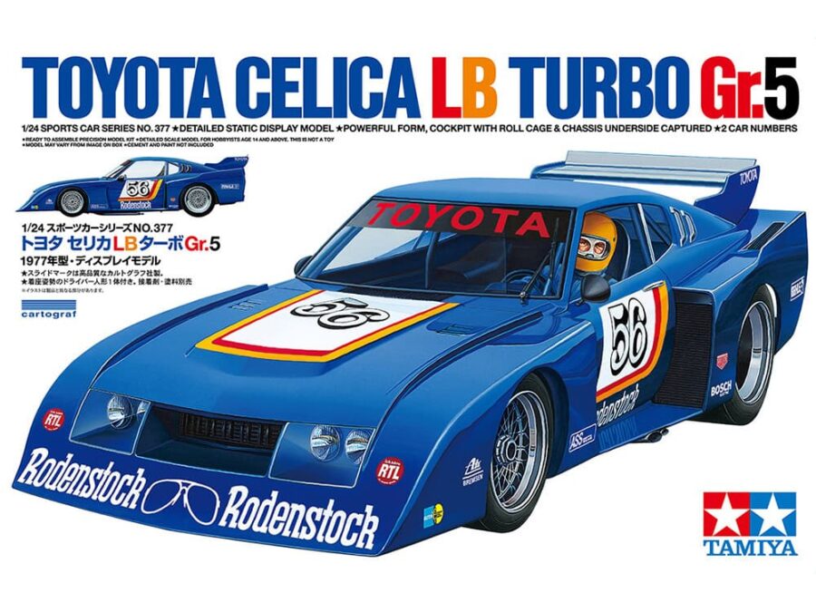 Tamiya 24377 1/24 Toyota Celica LB Turbo Gr.5：圖片 2