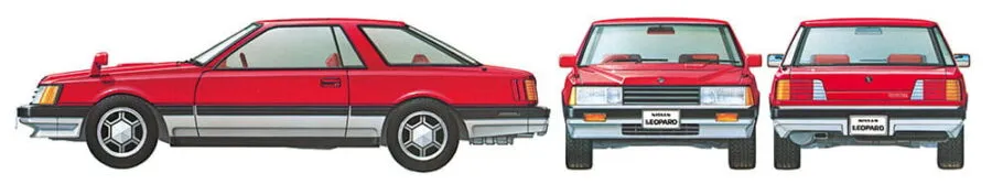 Tamiya 24378 1/24 SCALE NISSAN LEOPARD 2-DOOR HARDTOP 280X・SF-L：圖片 8