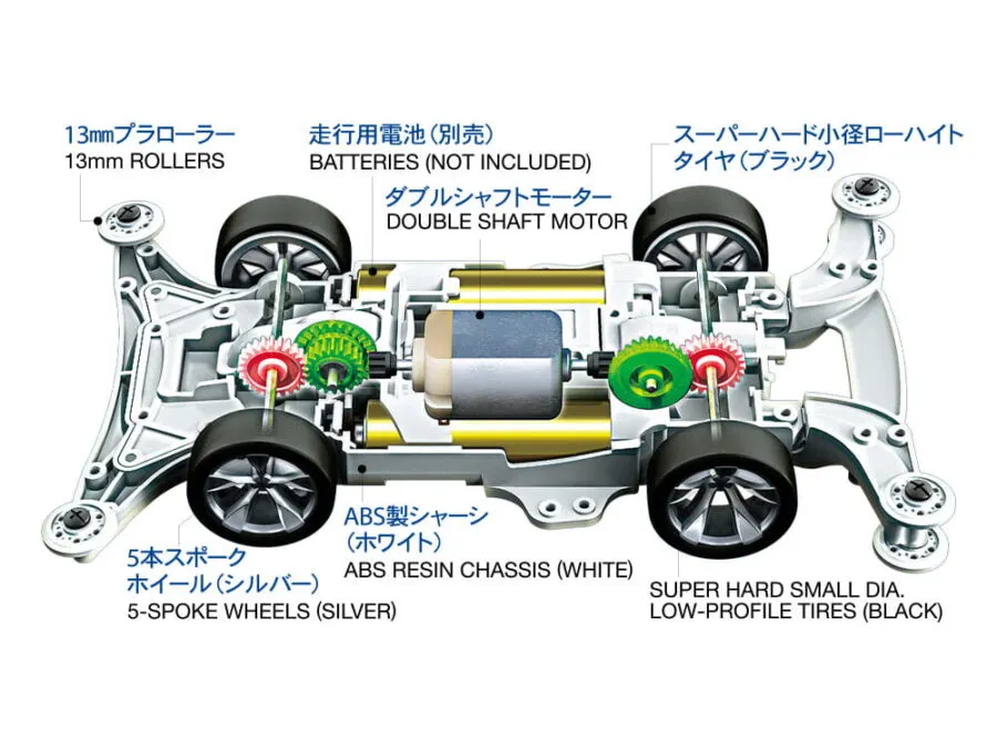 Tamiya 18664 1/32 SCALE Mini4WD Pro TYXIV (ME CHASSIS)：圖片 6