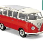 Tamiya 28101 Clic Loc 1/24 SCALE VOLKSWAGEN TYPE 2 (T1) (RED/WHITE)