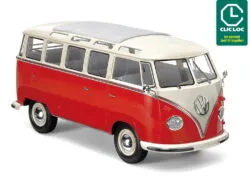 Tamiya 28101 Clic Loc 1/24 SCALE VOLKSWAGEN TYPE 2 (T1) (RED/WHITE)