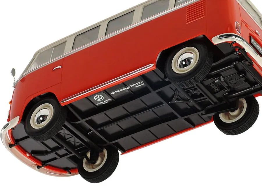 Tamiya 28101 Clic Loc 1/24 SCALE VOLKSWAGEN TYPE 2 (T1) (RED/WHITE)：圖片 9