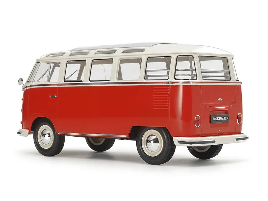 Tamiya 28101 Clic Loc 1/24 SCALE VOLKSWAGEN TYPE 2 (T1) (RED/WHITE)：圖片 2