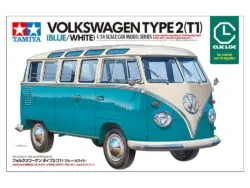 Tamiya 28102 Clic Loc 1/24 SCALE VOLKSWAGEN TYPE 2 (T1) (BLUE/WHITE)：圖片 11
