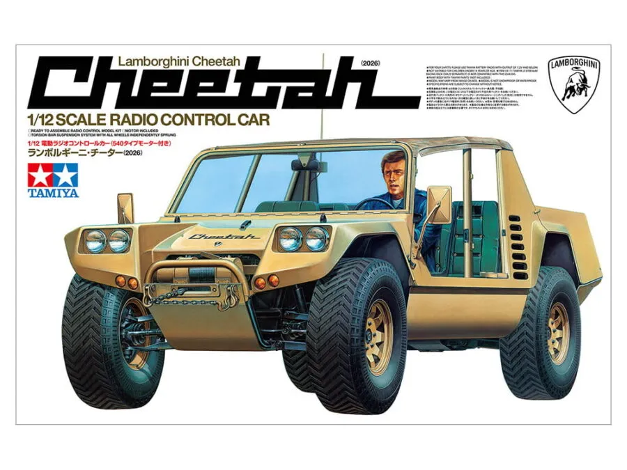 Tamiya 58754 1/12 SCALE R/C CAR Lamborghini Cheetah (2026)：圖片 2